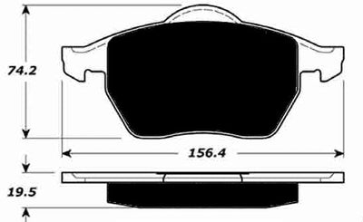 Porterfield Brake Pads for 2006 AUDI A4 - Cabriolet 3.0L