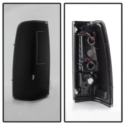SPYDER xTune 99-02 Chevy Silverado 1500/2500/3500 V2 LED Tail Lights - Black Smoke (ALT-ON-CS99-G2-LED-BSM) 9038471