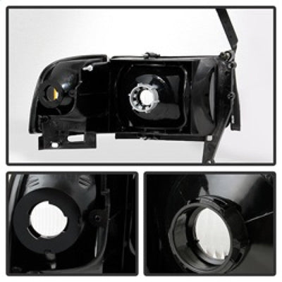 SPYDER Xtune Dodge Ram 1500 94-01 OEM Style Headlights w/ Corner Chrome HD-JH-DR94-OE-C 9032141