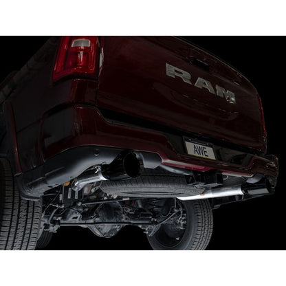 AWE 25+ RAM 1500 3.0TT 0FG Catback Touring Exhaust - Diamond Black Tips