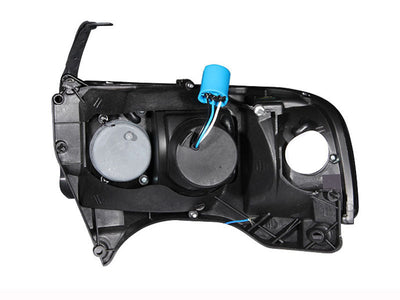 Anzo 1994-2001 Dodge Ram Crystal Headlights Chrome w/ LED
