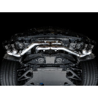 AWE Tuning 2020+ Chevrolet Corvette (C8) Track Edition Exhaust - Quad Diamond Black Tips