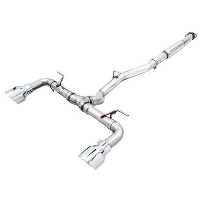 AWE Subaru BRZ/ Toyota GR86/ Toyota 86 Track Edition Cat-Back Exhaust- Chrome Silver Tips