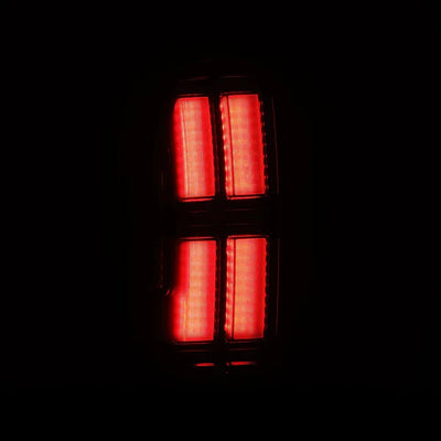 AlphaRex 05-15 Toyota Tacoma NOVA-Series Prismatic LED Tail Lights Alpha-Black