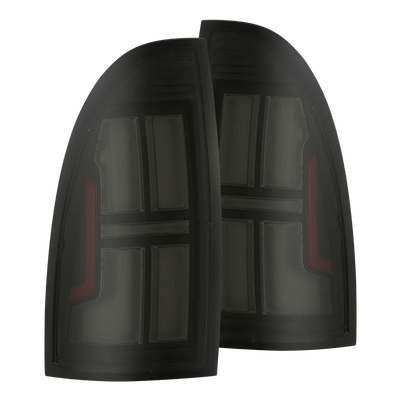 AlphaRex 05-15 Toyota Tacoma NOVA-Series Prismatic LED Tail Lights Alpha-Black