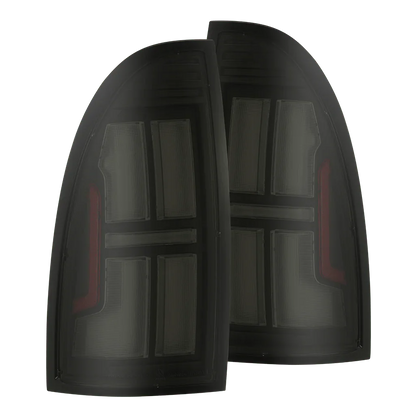 AlphaRex 05-15 Toyota Tacoma NOVA-Series Prismatic LED Tail Lights Alpha-Black