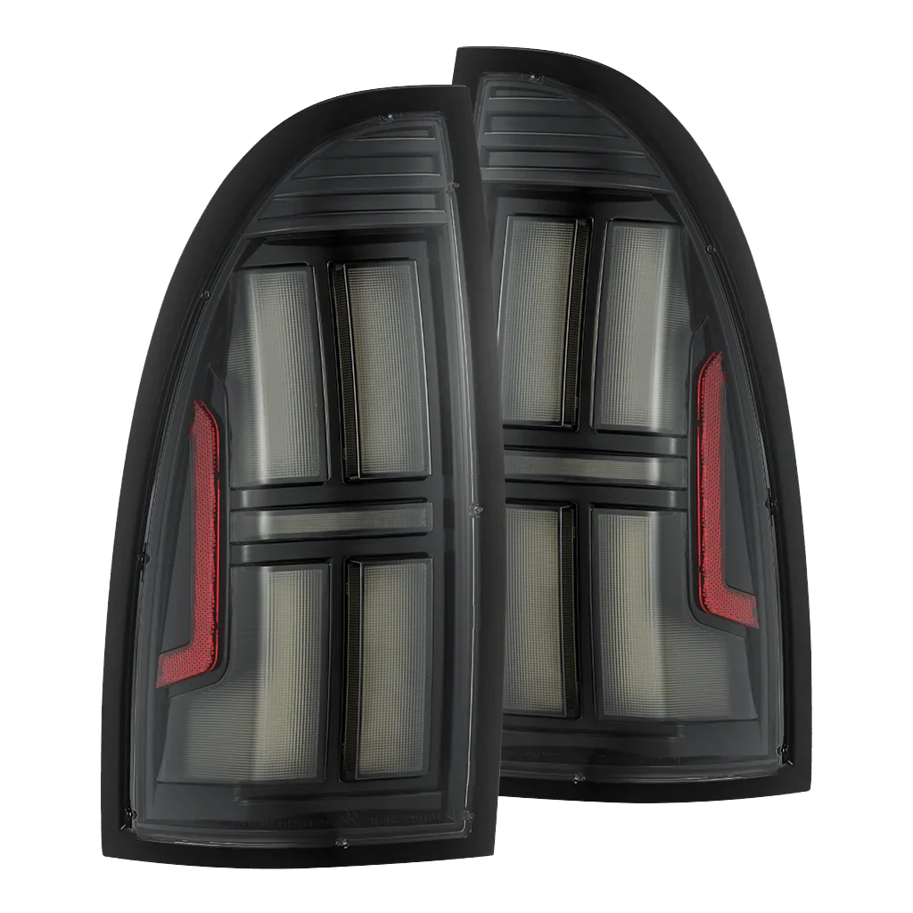 AlphaRex 05-15 Toyota Tacoma NOVA-Series Prismatic LED Tail Lights Black