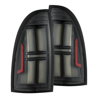 AlphaRex 05-15 Toyota Tacoma NOVA-Series Prismatic LED Tail Lights Black