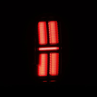 AlphaRex 05-15 Toyota Tacoma NOVA-Series Prismatic LED Tail Lights Black