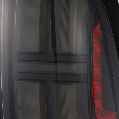 AlphaRex 05-15 Toyota Tacoma NOVA-Series Prismatic LED Tail Lights Black