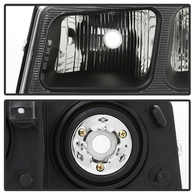 SPYDER xTune 03-17 Chevrolet Express 1500 OEM Style Headlights - Black (HD-JH-CEX03-OE-BK) 9042485