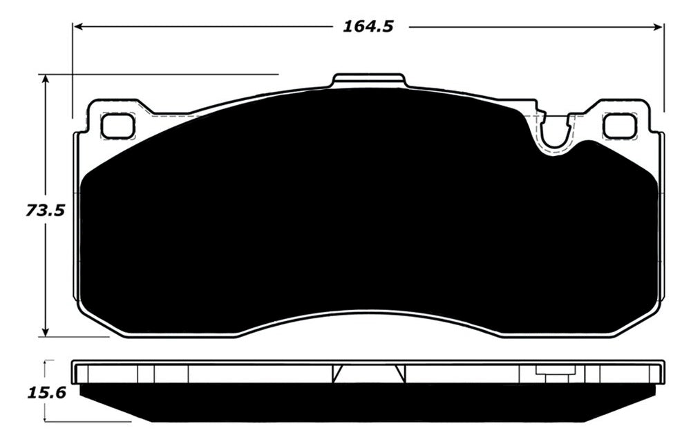 Porterfield Brake Pads for 2010 BMW 135i