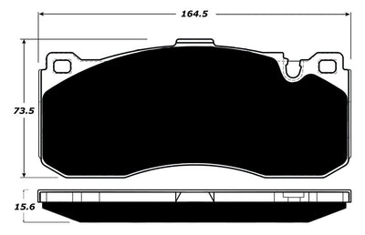 Porterfield Brake Pads for 2010 BMW 135i