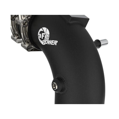 aFe BladeRunner 21-22 Ford F-150 Ecoboost V6-3.5L(tt) Aluminum Hot and Cold Charge Pipe Kit Black