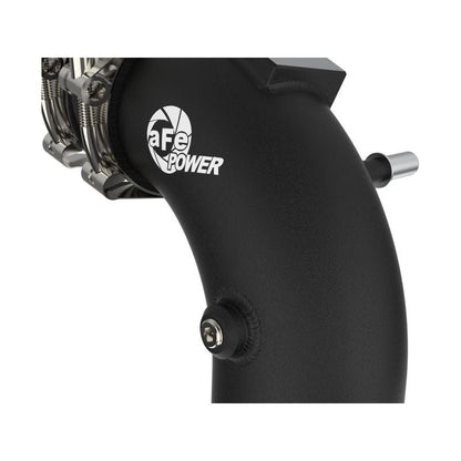 aFe BladeRunner 21-22 Ford F-150 Ecoboost V6-3.5L(tt) Aluminum Hot and Cold Charge Pipe Kit Black