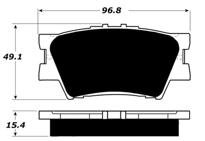 Porterfield Brake Pads for 2014 LEXUS ES 350