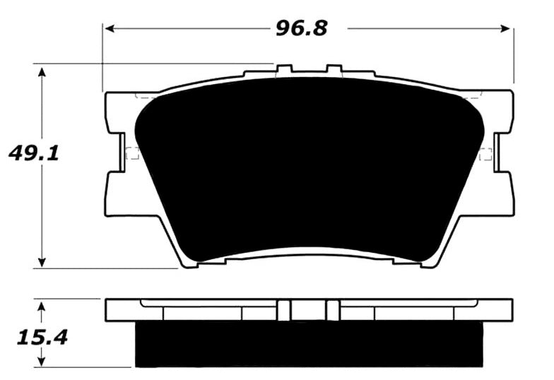 Porterfield Brake Pads for 2014 LEXUS ES 350