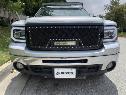 AlphaRex 07-13 GMC Sierra LUXX-Series LED Projector Headlights Jet Black