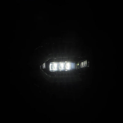 AlphaRex 07-13 GMC Sierra LUXX-Series LED Tail Lights Alpha-Black