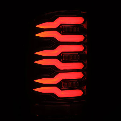 AlphaRex 07-13 GMC Sierra LUXX-Series LED Tail Lights Alpha-Black