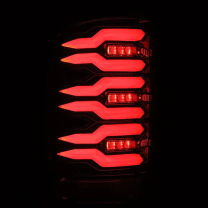 AlphaRex 07-13 GMC Sierra LUXX-Series LED Tail Lights Alpha-Black