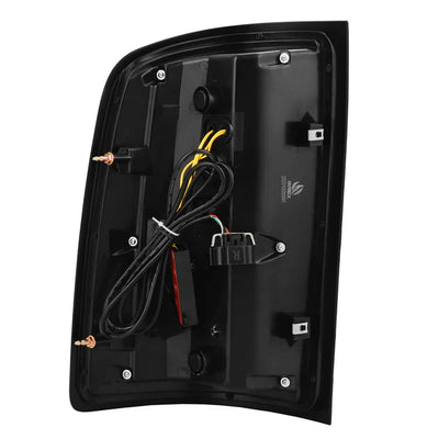 AlphaRex 07-13 GMC Sierra LUXX-Series LED Tail Lights Black Red