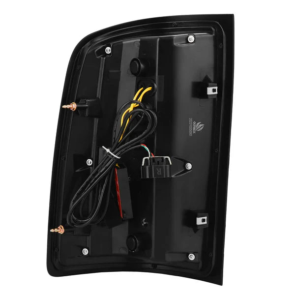 AlphaRex 07-13 GMC Sierra LUXX-Series LED Tail Lights Black Red