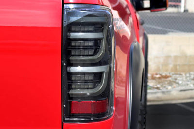 AlphaRex 07-13 Toyota Tundra LUXX-Series LED Tail Lights Black