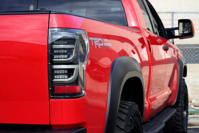 AlphaRex 07-13 Toyota Tundra LUXX-Series LED Tail Lights Black
