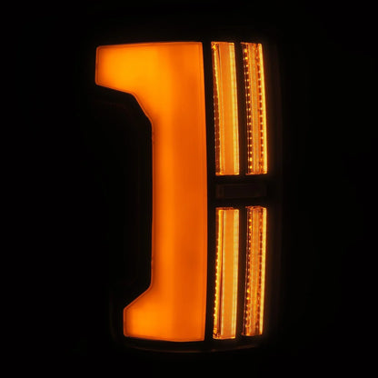 AlphaRex 07-13 Toyota Tundra NOVA-Series Prismatic LED Tail Lights Alpha-Black