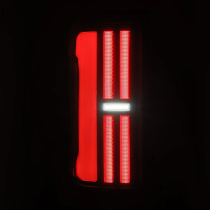 AlphaRex 07-13 Toyota Tundra NOVA-Series Prismatic LED Tail Lights Alpha-Black