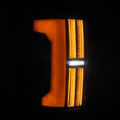 AlphaRex 07-13 Toyota Tundra NOVA-Series Prismatic LED Tail Lights Black