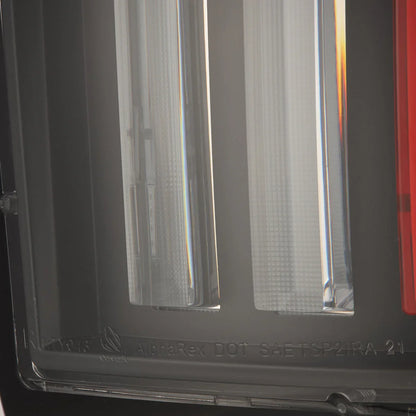 AlphaRex 07-13 Toyota Tundra NOVA-Series Prismatic LED Tail Lights Black-Red