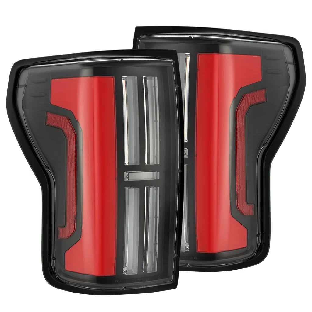 AlphaRex 07-13 Toyota Tundra NOVA-Series Prismatic LED Tail Lights Black-Red