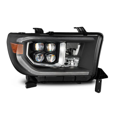 AlphaRex 07-13 Toyota Tundra/08-17 Toyota Sequoia MK II NOVA-Series LED Projector Headlights Black (With Level Adjuster)