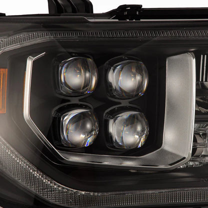 AlphaRex 07-13 Toyota Tundra/08-17 Toyota Sequoia MK II NOVA-Series LED Projector Headlights Black (With Level Adjuster)
