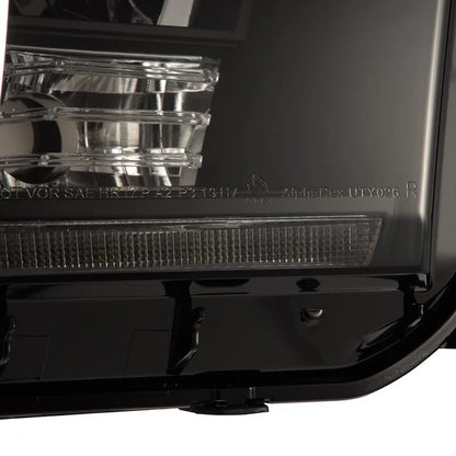 AlphaRex 07-13 Toyota Tundra/08-17 Toyota Sequoia MK II NOVA-Series LED Projector Headlights Black (With Level Adjuster)