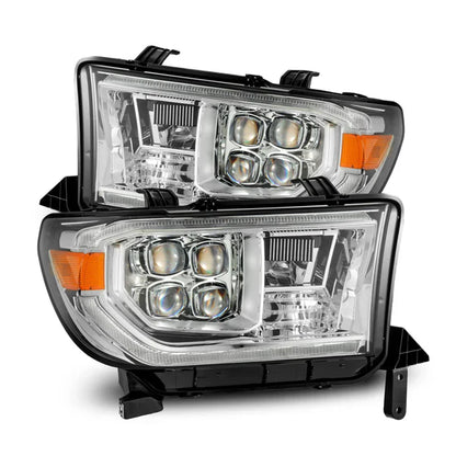 AlphaRex 07-13 Toyota Tundra/08-17 Toyota Sequoia MK II NOVA-Series LED Projector Headlights Chrome (With Level Adjuster)
