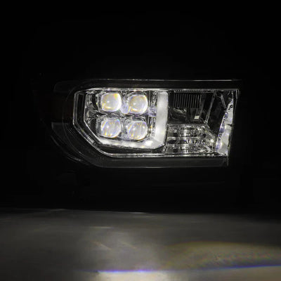 AlphaRex 07-13 Toyota Tundra/08-17 Toyota Sequoia MK II NOVA-Series LED Projector Headlights Chrome (With Level Adjuster)