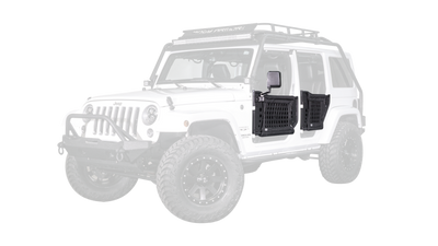 Body Armor 4x4 07-18 Jeep Wrangler Gen 3 Trail Doors Rear Pair JK-6140