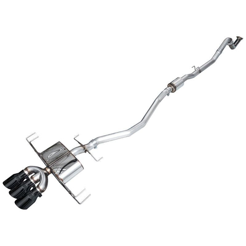AWE Tuning 2024 Acura Integra Type S DE5 FWD Touring Edition Exhaust w/ Triple Diamond Black Tips