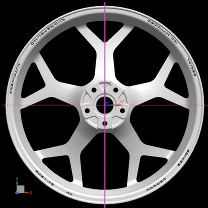 Set of Vorsprung Forged VA-008 Style Wheels