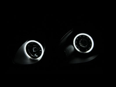 Anzo 1998-2005 Lexus Gs300 Projector Headlights w/ Halo Black
