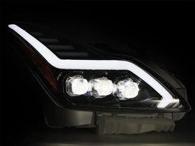 AlphaRex 08-13 Infiniti G37/14-15 Q60 Coupe MK II NOVA-Series LED Projector Headlights Black