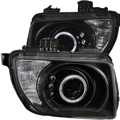 Anzo 2003-2006 Honda Element Projector Headlights w/ Halo Black