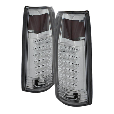 SPYDER Xtune Yukon Denali 99-00 LED Tail Lights Chrome ALT-JH-CCK88-LED-C 9022432