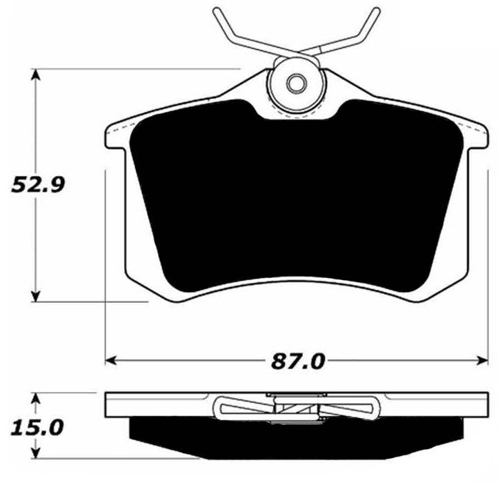 Porterfield Brake Pads for 2004 AUDI A4 - Turbo Sedan 1.8L