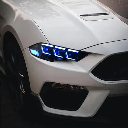 NTXGlow RGB Headlights S650 Style (2018-2023 Ford Mustang)