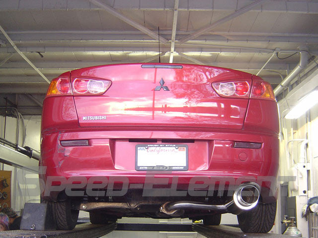 Tsudo Burnt tip AxleBack Exhaust Lancer 08-11 DE/ES/GTS & 12-18 SE AWD