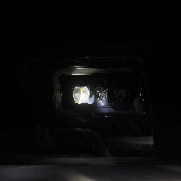 AlphaRex 09-14 Ford F150 MKII LUXX-Series LED Projector Headlights Alpha-Black